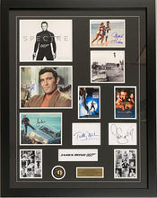 Load image into Gallery viewer, JAMES BOND - Sean Connery, Roger Moore, George Lazenby, Timothy Dalton, Pierce Brosnan, Daniel Craig &amp; Ursula Andress Signed Display
