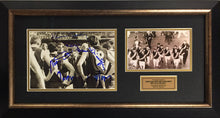 Load image into Gallery viewer, ROGER DEAN, ROYCE HART, KEVIN SHEEDY, DICK CLAY &amp; TOM HAFEY Signed “1969 Premiers” Photo Collage Display
