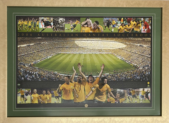 Australian Socceroos signed print – Soccer memorabilia collectible