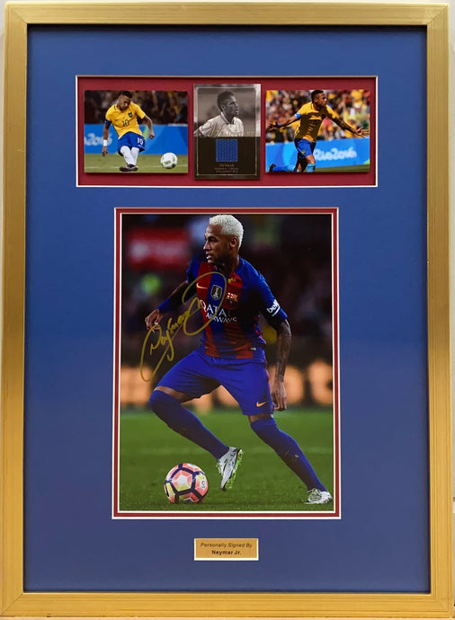 Autographed soccer memorabilia