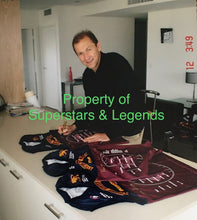 Load image into Gallery viewer, KEVIN MURRAY &amp; GARRY WILSON Signed Fitzroy &quot;Team of the Century&quot; Jumper Display
