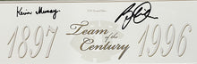 Load image into Gallery viewer, KEVIN MURRAY &amp; BERNIE QUINLAN Signed Fitzroy &quot;Team of the Century&quot; Jamie Cooper Print Display
