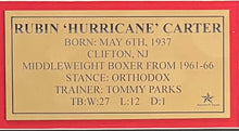 Load image into Gallery viewer, RUBIN “HURRICANE” CARTER Signed Boxing Glove &amp; Photo Display
