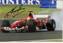 Load image into Gallery viewer, MICHAEL SCHUMACHER Signed Scuderia Ferrari Photo Collage Display1
