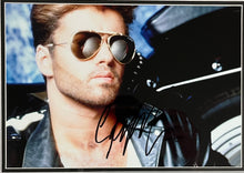 Load image into Gallery viewer, GEORGE MICHAEL Signed Photo &amp; Record Collage Display
