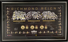 Load image into Gallery viewer, DUSTIN MARTIN &amp; TRENT COTCHIN “Richmond Reign” Signed Lithograph Display
