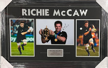 Load image into Gallery viewer, RICHIE McCAW Signed &quot;All Blacks” Photo Collage Display
