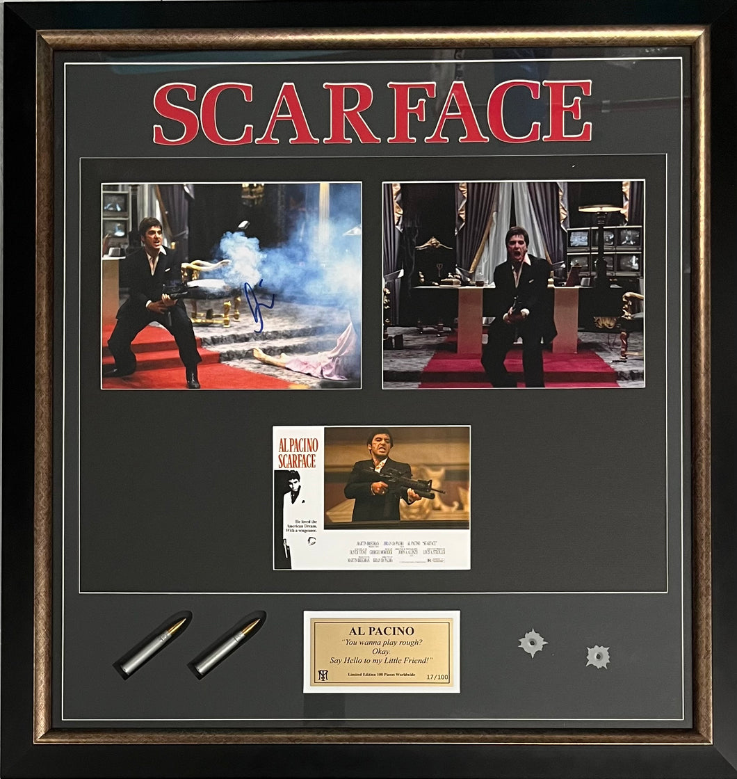 SCARFACE - AL PACINO Signed Photo Display