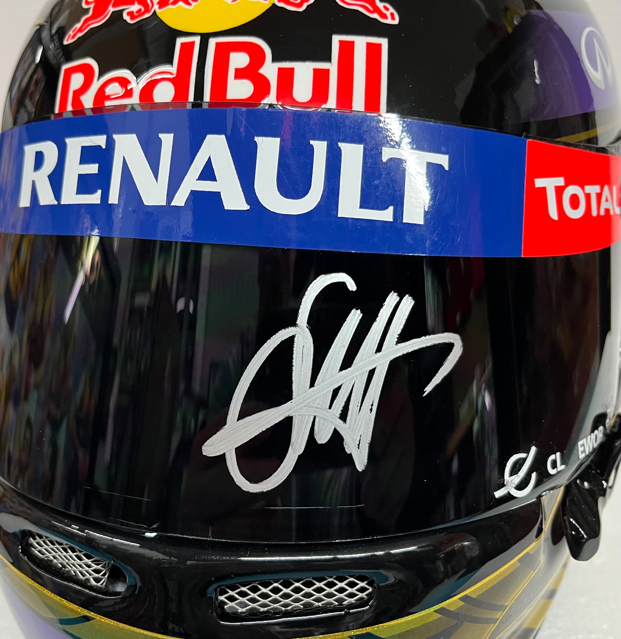 Sebastian Vettel Red Bull Helmet Design Helmet Autographed By