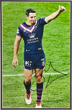 Load image into Gallery viewer, BILLY SLATER Signed &quot;Melbourne Storm” Photo Collage Display
