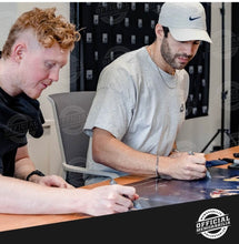 Load image into Gallery viewer, MAX GAWN, CHRISTIAN PETRACCA &amp; CLAYTON OLIVER “Premiership Greatness” Signed 2021 Premiers Lithograph Display
