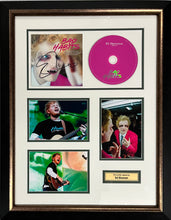 Load image into Gallery viewer, ED SHEERAN Signed “Bad Habits” CD &amp; Photo Collage Display
