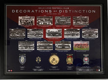 Load image into Gallery viewer, MELBOURNE FOOTBALL CLUB “Decorations of Distinction” Print &amp; Medals Display
