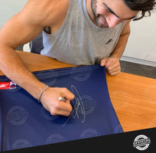 Load image into Gallery viewer, CHRISTIAN PETRACCA “Premiership Perfection” Signed 2021 Premiers Jumper Display

