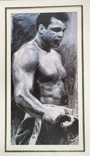 Load image into Gallery viewer, MUHAMMAD ALI Signed Stephen Holland Lithograph Display
