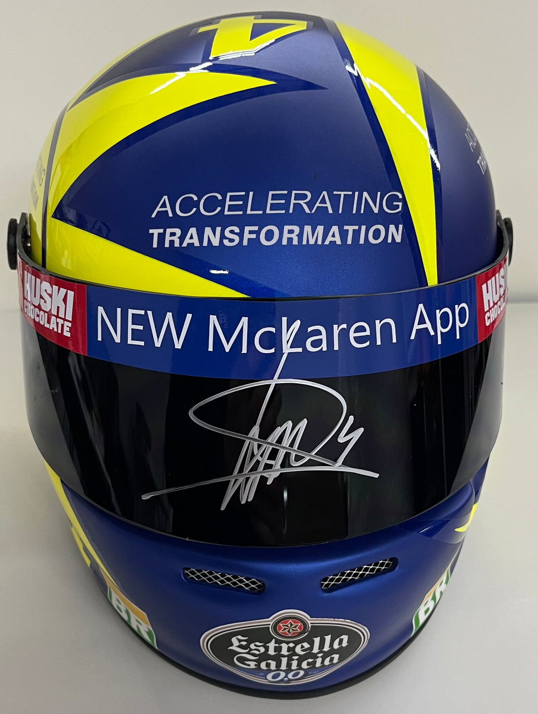 LANDO NORRIS Signed F1 Helmet