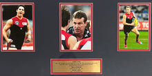 Load image into Gallery viewer, GARRY LYON, NEALE DANIHER &amp; BERNIE VINCE Signed Melbourne Jumper Display
