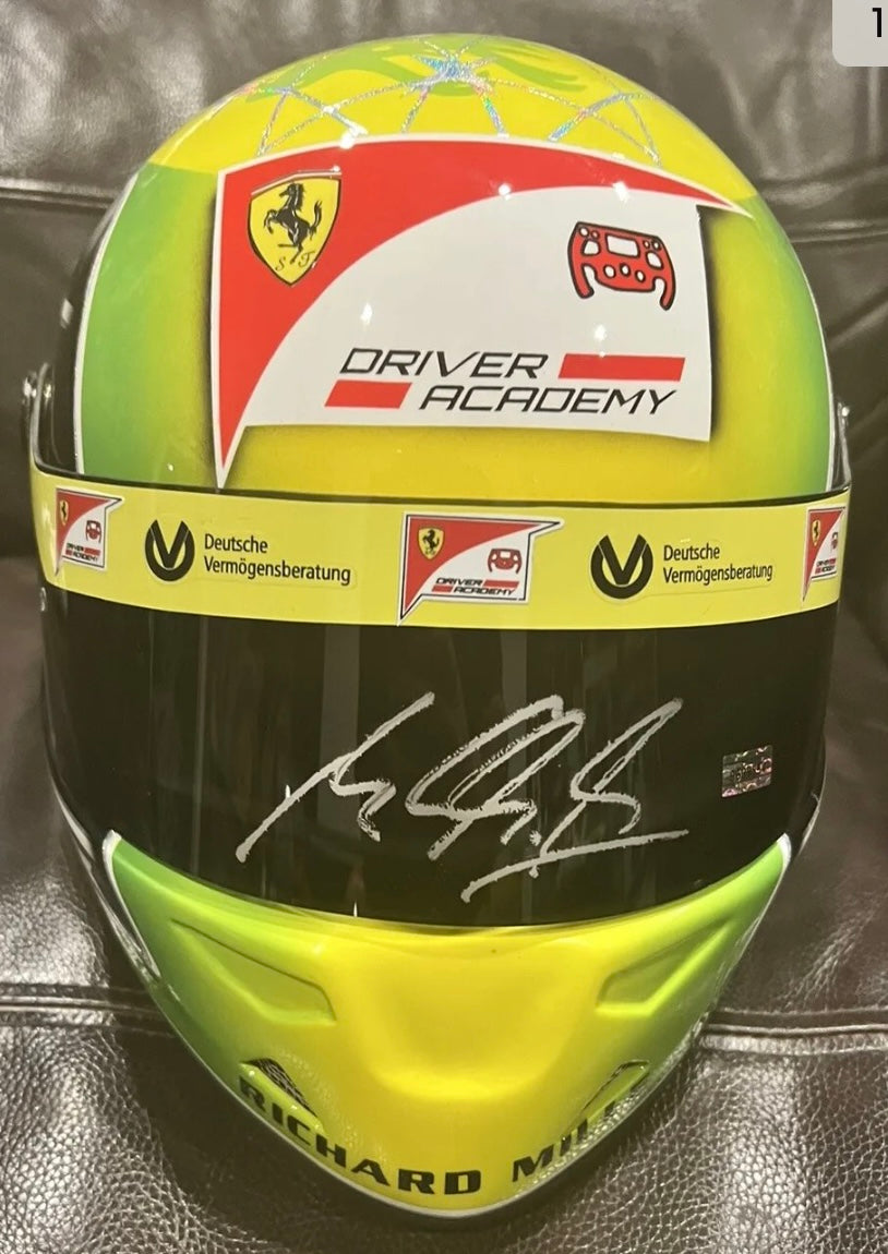 MICK SCHUMACHER Signed HAAS F1 Helmet