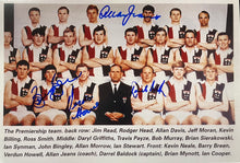 Load image into Gallery viewer, Unframed IAN STEWART, DARREL BALDOCK, ALLAN JEANS, VERDUN HOWELL &amp; BARRY BREEN Signed Jumper &amp; Photo
