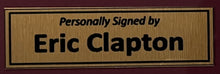 Load image into Gallery viewer, Framed Eric Clapton vinyl display for collectors
