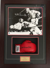 Load image into Gallery viewer, RUBIN “HURRICANE” CARTER Signed Boxing Glove &amp; Photo Display
