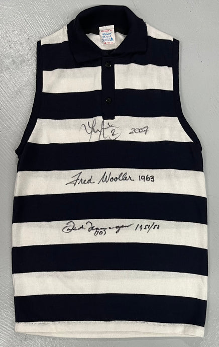 Flanagan signed Geelong premiership jumper
