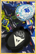 Load image into Gallery viewer, VALENTINO ROSSI Signed Knee Slider Display
