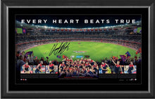 Load image into Gallery viewer, CHRISTIAN PETRACCA “Every Heart Beats True” Signed 2021 Premiers Panoramic Print Display
