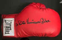 Load image into Gallery viewer, RUBIN “HURRICANE” CARTER Signed Boxing Glove &amp; Photo Display
